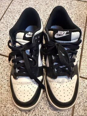 Nike Black and White Retro Low-Top Sneakers